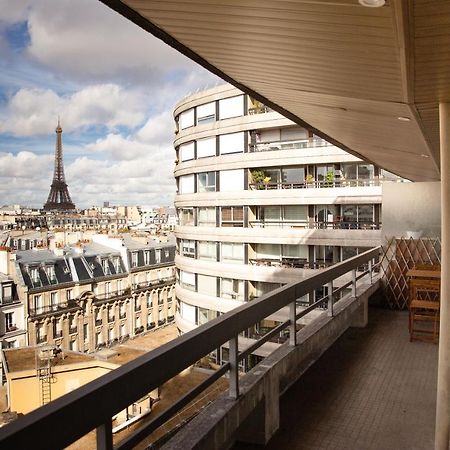 Appartement Vue Tour Eiffel Parigi Esterno foto